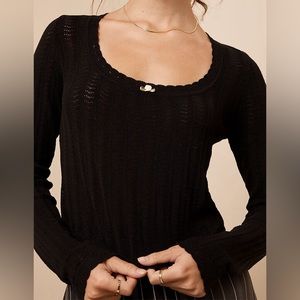 NWT Beverly & Beck Jade Scoop Neck Sweater